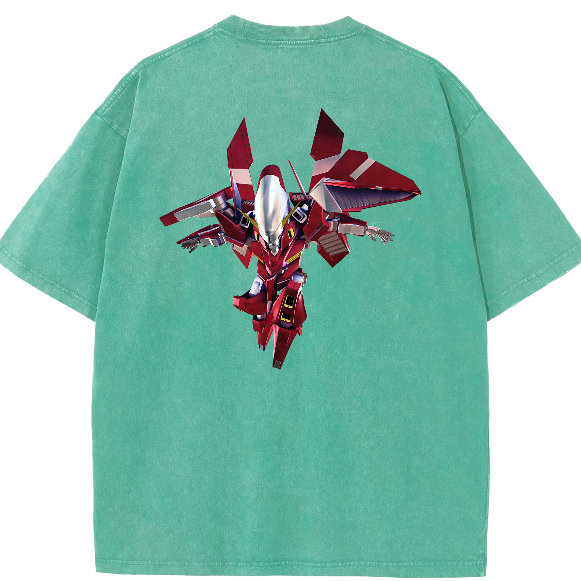 （画像用） 機動戦士ガンダム Mobile Suit Gundam 綿100% ヴィンテージ風 半袖Tシャツ（背面プリント）